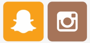 Instagram Clipart Snapchat - Instagram E Snapchat Png