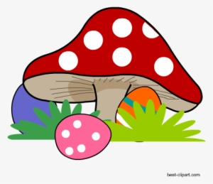 Easter Eggs Hidden In Grass Clip Art - Baby Shower Thank You Cards