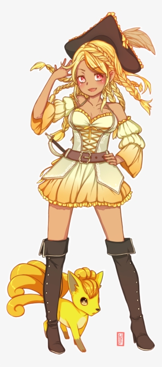 Custom Ninetales Gijinka By Inanagi