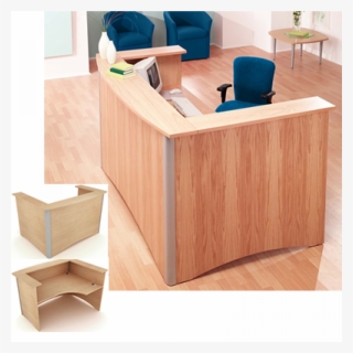 Elite Windsor Bow Fronted Reception Desk