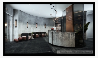 Clever Design A Custom Reception Desk Partition Area