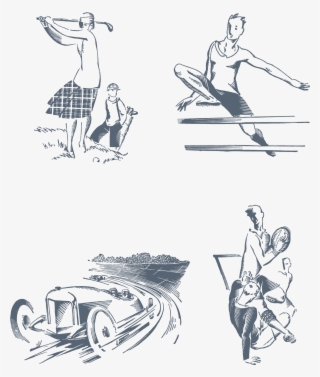 Art Deco Illustrations And Ornaments, Vectorized From