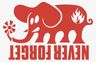 Black Label Elephant Vector