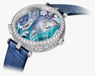 Lady Arpels Papillon Automate Watch,shiny Alligator,