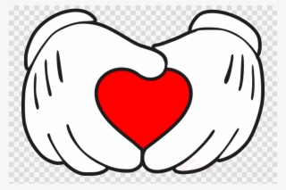 Hands Mickey Mouse Heart Png Clipart Mickey Mouse Minnie