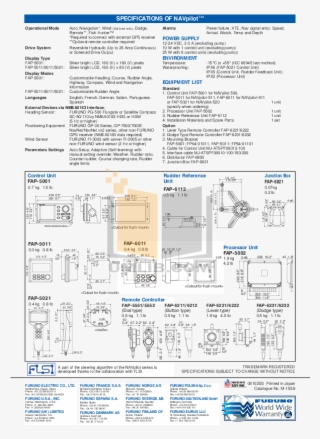 Furuno Other Fap-50 Auto Pilot Pdf Page Preview