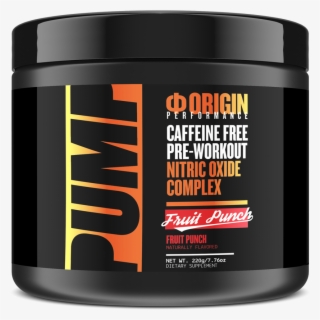 Origin Pump Caffeine Free Pre-workout Nitric Oxide
