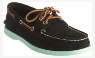 Sperry Top-sider Classic Boat Shoe In Black W/ Mint