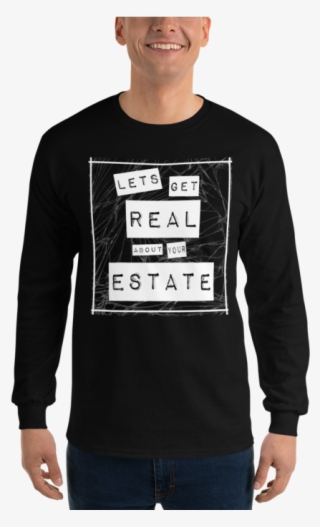 Get Real Caffeine Molecules Long Sleeve T-shirt