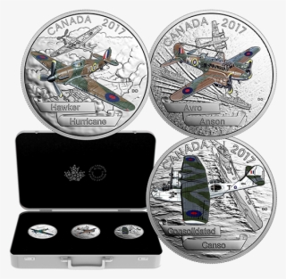 Pure Silver 3-coin Subscription Aircraft Of The Second