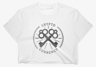 Crypto Major Key Women's Crop Top Whale Apparel