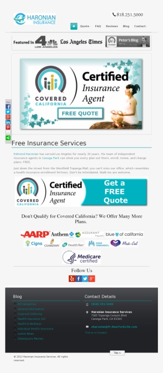 Eharonianinsurance Competitors, Revenue And Employees