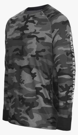 Men's Spirit Camo Printed Base Layer Long Sleeve Pattern