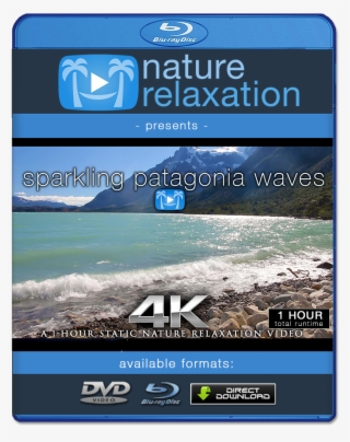 "sparkling Patagonia Waves" 1hr Static Nature Relaxation
