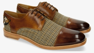 Derby Shoes Eddy 11 Textile New England Tobacco