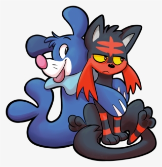 Poplio Litten Sticker