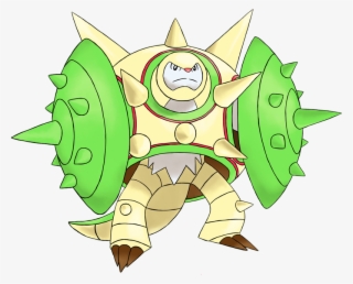 Pokemon 10654 Shiny Mega Chesnaught Shield Pokedex