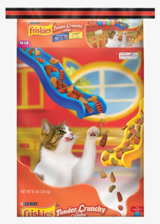 Purina Friskies Grillers Blend Dry Cat Food 16lb
