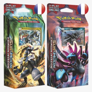 Les 2 Decks À Thème Pokémon Invasion Carmin