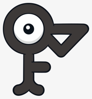 Pokemon Unown-f Is A Fictional Character Of Humans