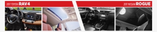 Compare 2017 Toyota Rav4 Vs Nissan Rogue Interior