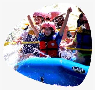 Children Enjoying A Lower Pigeon River Rafting Trip