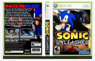 Sonic Unleashed Box Art Cover