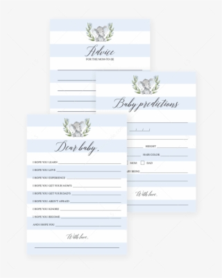 Elephant Baby Shower Printable Games By Littlesizzle