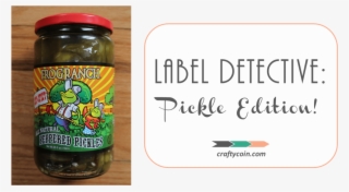 Label Detective Pickle Edition
