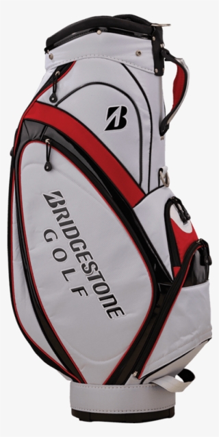 Bridgestone Golf Cart Bag White/red
