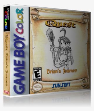 Gameboy Color Quest Brians Journey Game Cover To Fit