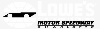 Lowe's Motor Speedway Charlotte Logo Black And White