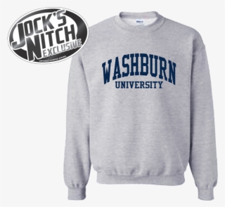 Washburn University Arch Gildan Crew Sweatshirt