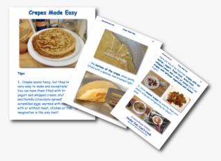 Crepes Made Easy Picture Book Recipe