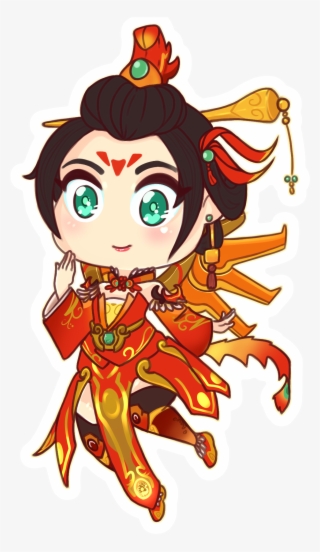 [ Overwatch ] Stickers Brigitte And Zhuque Mercy •