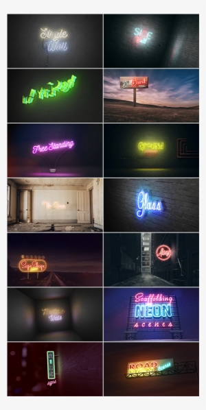 Download 1000 Neon Light Png - Light Sign Logo Mock Up