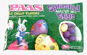 Paas Splashed Malted Milk Eggs Ice Cream Flavors - Paas Paas White ...