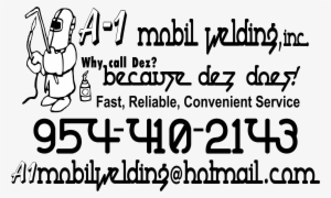 A 1 Mobil Welding, Inc Logo Png Transparent - Calligraphy