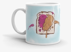 Peanut Butter Jelly Wars - Letter M Mug