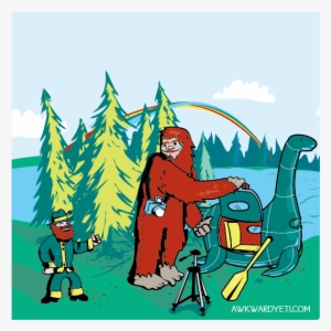 Loch Ness Monster - Cartoon