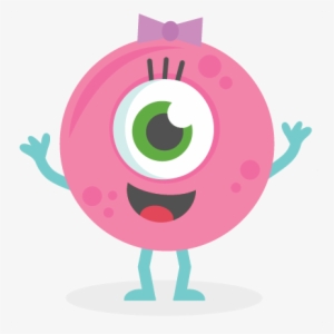 Girl Monster Svg Cutting File Monster Svg Cut Files - Cartoon Monsters For Girls