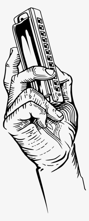 This Free Icons Png Design Of Hand Holding Harmonica