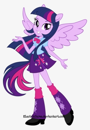 Mlp - Equestria Girls - The Magic - Vector By Electricgame - Equestria Girls Princess Twilight Sparkle