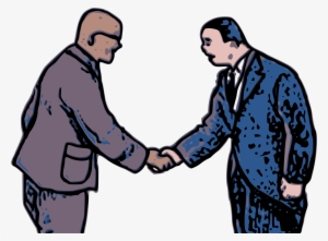 Big Image - Shaking Hands Clipart