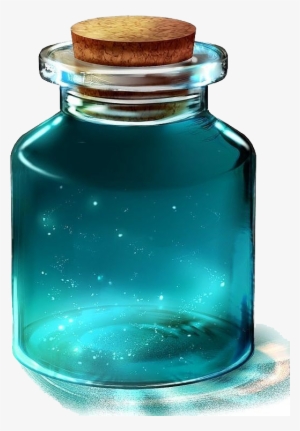 Jar Sticker - Bottle Anime