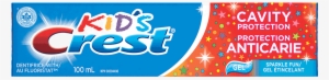 Crest Kids Cavity Protection Sparkle Fun Gel Toothpaste - Crest Kids Cavity Protection