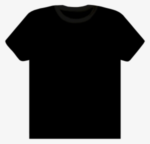 Blank Black T Shirt Png - Active Shirt