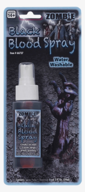 Zombie Black Blood Spray - Zombie Black Blood Spray - Flesh And Blood