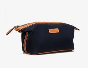 Wash Bag Inside Out Navy/cognac - Cognac