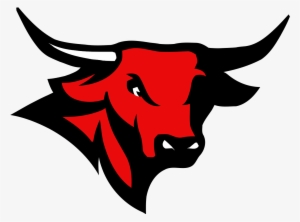 Red Bull Clipart Bull Mascot - Omaha Mavericks